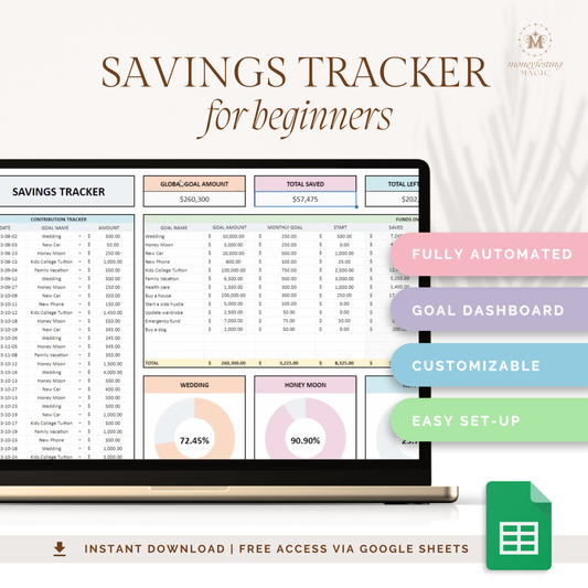 Savings Tracker For Beginners