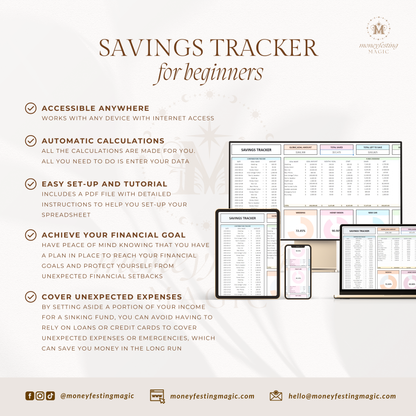 Savings Tracker For Beginners